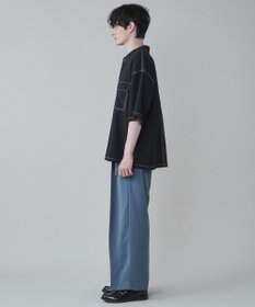 WEGO トロミ　ベルト付きワイドスラックス