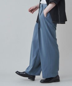 WEGO トロミ　ベルト付きワイドスラックス