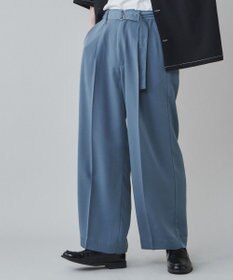 WEGO トロミ　ベルト付きワイドスラックス