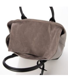 UNBILLION 【テレビ ドラマ着用アイテム】cachecache ショルダー付きパーテーション合成皮革トート