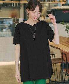 Tiaclasse L 【おのののかさん着用】「サマケア」バックヨークフリルチュニック