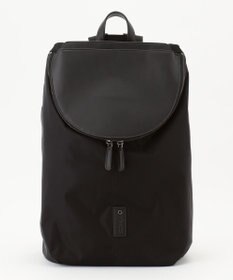 Y'SACCS 【CORDURA×リサイクルレザー】ラウンドフラップリュック