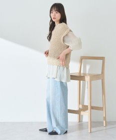 earth music&ecology ファンシーヤーンベスト