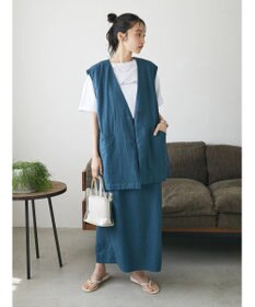 CRAFT STANDARD BOUTIQUE 【キナリノ別注】リネンレーヨンジレベスト