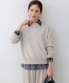 組曲 【先行予約】エアリーボイルシアー シャツ