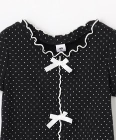 ANY KIDS 【一部店舗/WEB先行販売アイテム】ドット×リボン 半袖Tシャツ