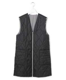 ICB 【洗える・リバーシブル着用可】T/Wツイルキルト リバーシブル パディング ジレ