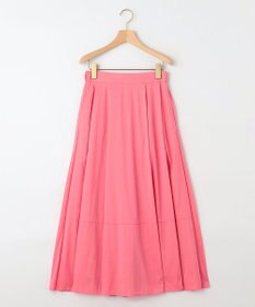 組曲 【洗える・後ろゴム】ナイロンリヨセルタフタ フレアスカート