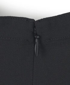 ICB 【洗える】ストレッチジョーゼット ラッフルデザインブラウス