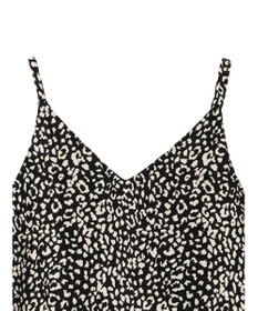 Green Parks ・ＥＬＥＮＣＡＲＥ　ＤＵＥ　レオパードキャミワンピ