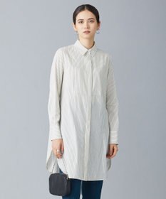 ICB 【洗える】CRySiタイプライター ロングシャツ