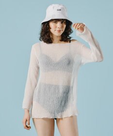 San-ai Resort（三愛水着楽園） 【WEB限定】シアー素材トップス3点セット水着