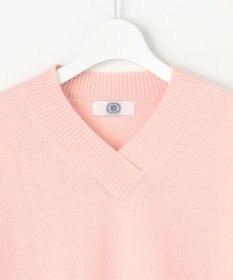 J.PRESS LADIES L 【洗える】CASHMERE BLEND Vネック プルオーバーニット