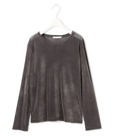 ICB L 【洗える】フロッキーベロア プルオーバー