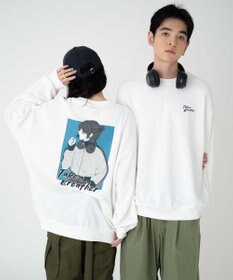 WEGO 【ユニセックス着用ITEM/SMLサイズ展開】アソートグラフィックプルオーバー