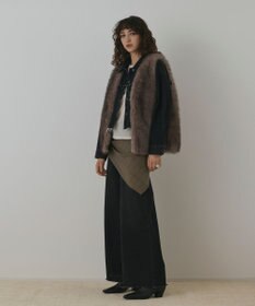 GRACE CONTINENTAL フリンジスタッズデニムジャケット