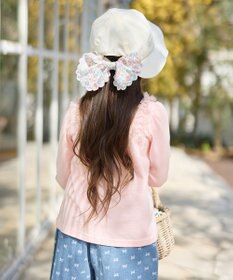 ANY KIDS 【日よけ付き】リボンハット