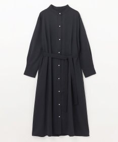 ANY 【洗濯機可能/ストレッチ】ウールライク前開きワンピース