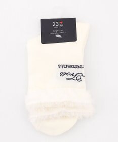 23区GOLF 【WOMEN】ふわもこボアニットソックス 18cm