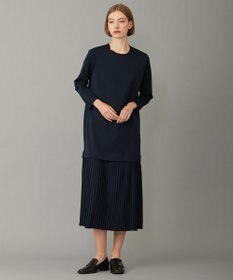 ICB 【洗える】リサイクルポリエステルハイゲージ ドッキングワンピース