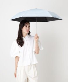 MOONBAT 【WEB限定/ 遮光率100％/遮熱/UV】POLO RALPH LAUREN（ポロ ラルフローレン）晴雨兼用日傘 ワンポイント ポロポニー シャンブレー 無地 折りたたみ傘