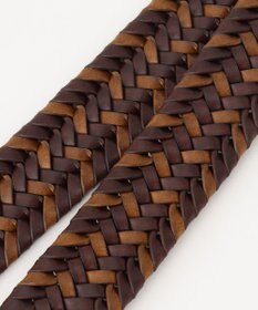 JOSEPH ABBOUD レザーメッシュ　ベルト