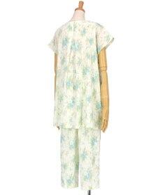 Wing パジャマ 3分袖 半袖 8分丈 綿100%(本体) 楊柳素材 夏 レディース EP8078 ウイング／ワコール