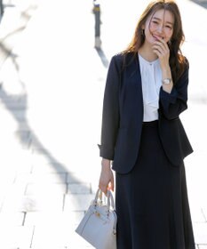 ANY SIS 【UVカット・接触冷感・吸水速乾】スマートビューティストレッチ ノーカラージャケット