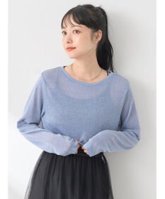 earth music&ecology ラメシアープルオーバー