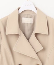 ANY SIS 【洗える】ベーシックハーフ トレンチコート
