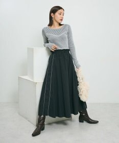 Green Parks ・ＡＮＤＳＥＡＲＣＨ　リブフェイクレイヤードニット