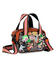 tsumori chisato CARRY マルチチェック 2way ミニボストン ハンドバッグ ショルダーバッグ