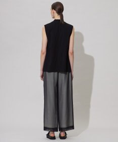 ICB 【接触冷感・UVカット・洗える】 T/Rドライリネン ジレ