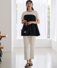 ANY SIS 【接触冷感・UVカット・撥水】クールタッチテーパード パンツ