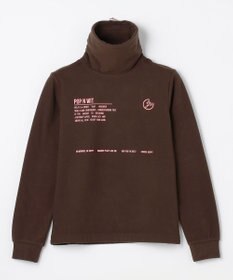 PW CIRCULUS 【起毛素材であたたか】【WOMEN】スピンドル付 両面起毛タートルネック ゴルフウェア レディース