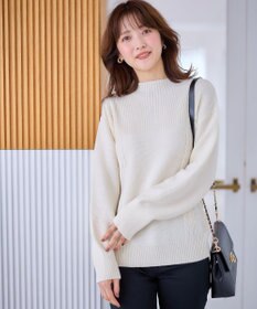 ANY SIS 【洗える】スフレボトルネック ニット