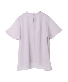 earth music&ecology マジョリカプリーツ半袖ブラウス