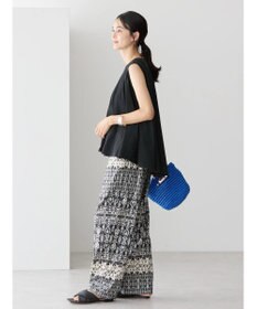 AMERICAN HOLIC 接触冷感バックフレアノースリーブプルオーバー