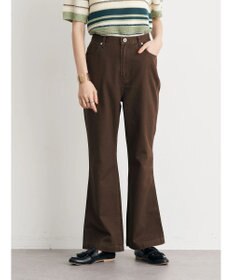 earth music&ecology カラーフレアパンツ