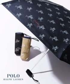 MOONBAT 【WEB限定/UV遮蔽率100％/晴雨兼用】POLO RALPH LAUREN （ポロ ラルフローレン）晴雨兼用日傘 折りたたみ傘 コンパクト 花柄
