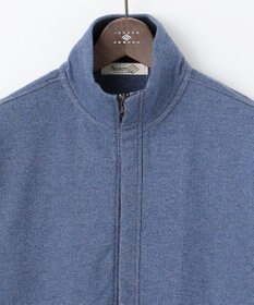 JOSEPH ABBOUD MOUNTAIN 【オーガニックコットン使用/ 柔らかな肌触り】 ハイネックジップ ブルゾン