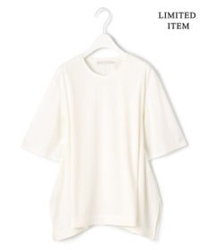 ICB 【WEB限定・洗える】シアートリコット ペプラムカットソー