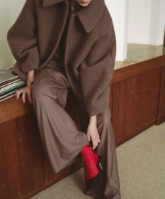 #Newans 【昨年即完売コート新色追加！】プードルコクーンコート