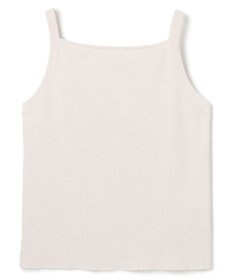 UNFILO スゴ機能美ニット スクエア キャミソール グレージュ