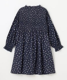 組曲 KIDS 【110-140cm】モノトーン花柄 ワンピース