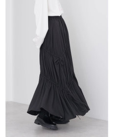 earth music&ecology ドロストギャザーフレアスカート