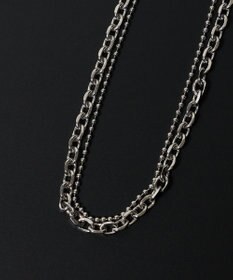 WEGO M2連チェーンネックレス