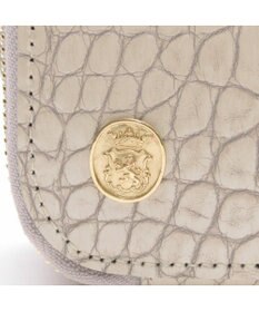 A.D.M.J. 【牛革】クロコ型押しスクエアショルダー