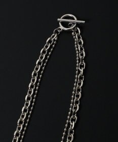 WEGO M2連チェーンネックレス