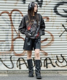 WEGO 【ユニセックス着用ITEM】ヴィンテージグラフィックドッキングプルオーバー